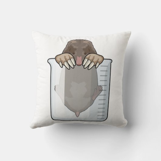 計量カップ付きモグラ クッション (裏面)