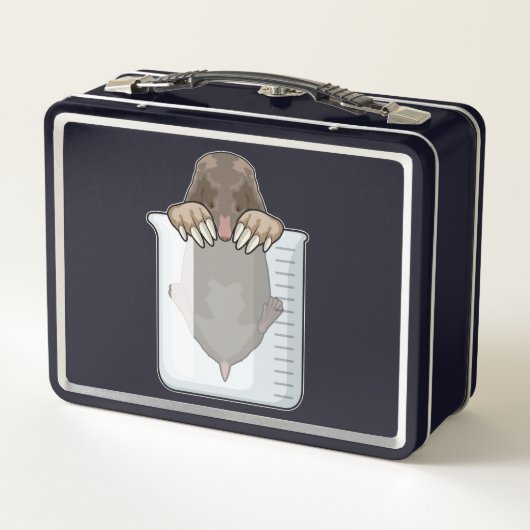 計量カップ付きモグラ メタルランチボックス (裏面)