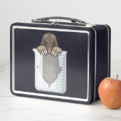 計量カップ付きモグラ メタルランチボックス (インサイチュ)