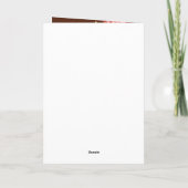 計量カップ注ぎクリスマスクッキーベーキング シーズンカード (裏面)