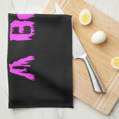 訓練して下さい獣の女性体育館タオル16"のようにx 24" キッチンタオル (四つ折り)