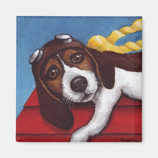 訓練つる中飛んでいるのAceで マグネット (正面)