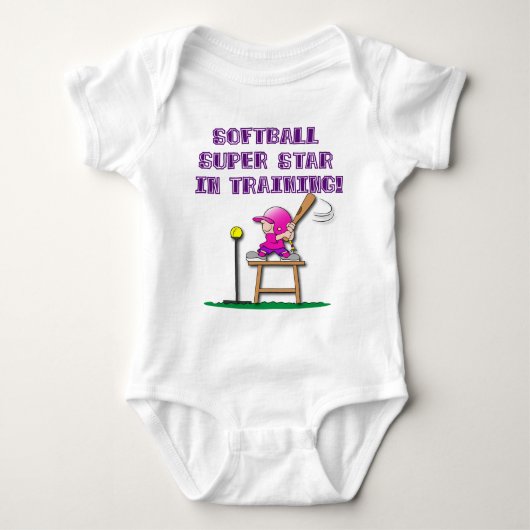 訓練では、飾って下さい ベビーボディスーツ (正面)