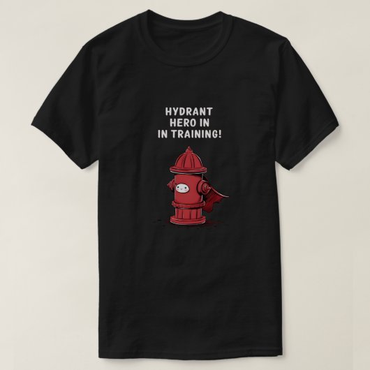 訓練における消火栓の英雄 Tシャツ (デザイン正面)