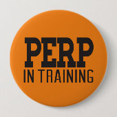 訓練に耐える 缶バッジ (正面)