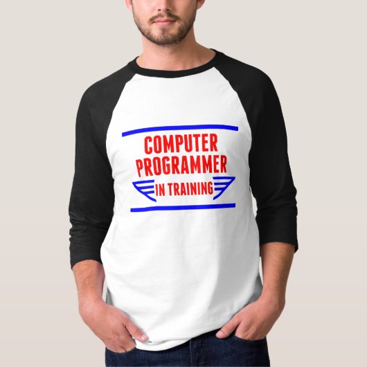 訓練のコンピュータ・プログラマー Tシャツ (正面)