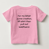 訓練のシェフ ベビーTシャツ (裏面)