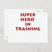 訓練のスーパーヒーロー ポストカード (正面/裏面)