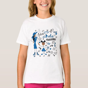 訓練のゼータのファイのベータ女の子のワイシャツの未来のゼータ Tシャツ