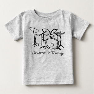 訓練のドラマー ベビーTシャツ