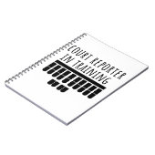 訓練のノートの裁判所の報告 ノートブック (左側)