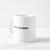 訓練のマグの忍者 コーヒーマグカップ (正面左)