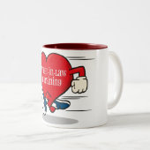 訓練のマグの義母 ツートーンマグカップ (正面右)