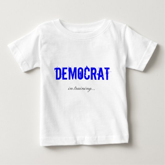 訓練のワイシャツの民主党員 ベビーTシャツ (正面)
