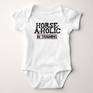 訓練の乳児のクリーパーの馬Holic ベビーボディスーツ