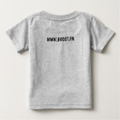 訓練の乳児TのDJ ベビーTシャツ (裏面)