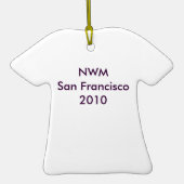 訓練の休日のオーナメントのチーム セラミックオーナメント (裏面)