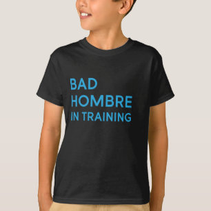 訓練の子供のティーの悪いHombre Tシャツ