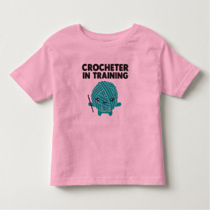 訓練の幼児のワイシャツのCrocheter トドラーTシャツ