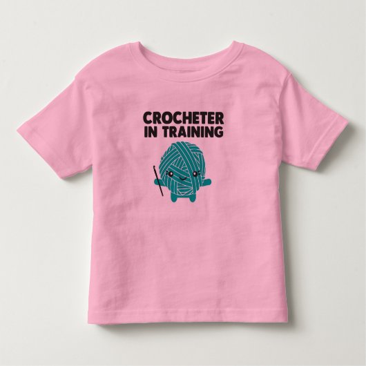 訓練の幼児のワイシャツのCrocheter トドラーTシャツ (正面)