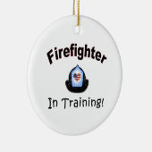 訓練の消防士 セラミックオーナメント (右)