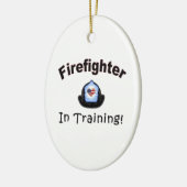 訓練の消防士 セラミックオーナメント (左)