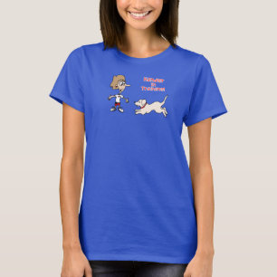 訓練の警察犬訓練士! Tシャツ