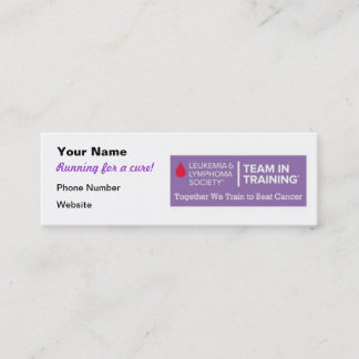 訓練の資金集めをするカードのチーム スキニー名刺