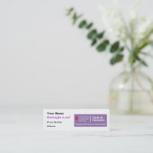 訓練の資金集めをするカードのチーム スキニー名刺 (スタンド正面)