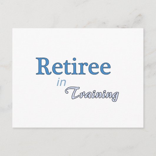訓練の退職者 ポストカード (正面)