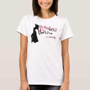 訓練のBellydanceの花型女性歌手 Tシャツ