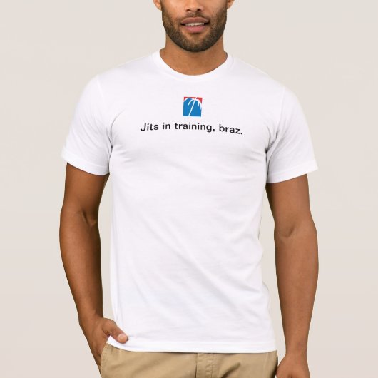 訓練のJits、braz. Tシャツ (正面)