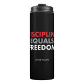 訓練は自由に"JockoのWillinkの引用文匹敵します タンブラー (正面)