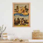 訓練を受けたシールサーカスのポスター – Forepagh & Sells ポスター (キッチン)