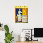 訓練を受けたナースであり、ヴィンテージを復元 ポスター (ホームオフィス)