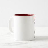 訓練を受けた忍者 ツートーンマグカップ (正面左)