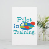 訓練パーソナライズされたパイロット 便箋 (スタンド正面)