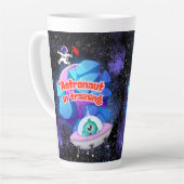 訓練中の宇宙飛行士 カフェラテマグ (左アングル)