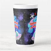 訓練中の宇宙飛行士 カフェラテマグ (正面)