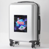 訓練中の宇宙飛行士 シール (スーツケース)