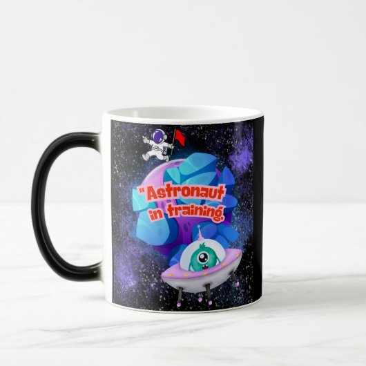 訓練中の宇宙飛行士 モーフィングマグカップ (左)