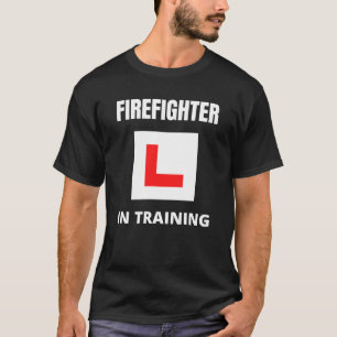 訓練中の消防士 Tシャツ