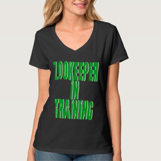 訓練中の飼育員 Tシャツ (正面)