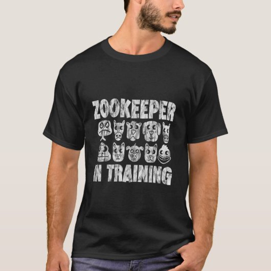 訓練中の飼育員 Tシャツ (正面)