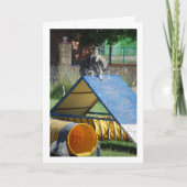 訓練学校の犬 カード (正面)