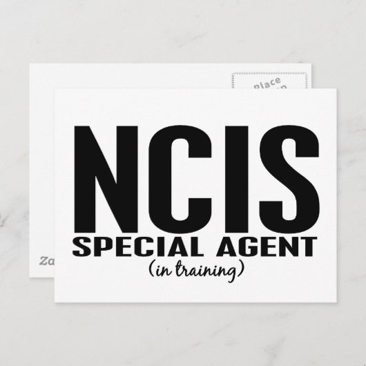 訓練1のNCISの特別捜査官 ポストカード (正面/裏面)