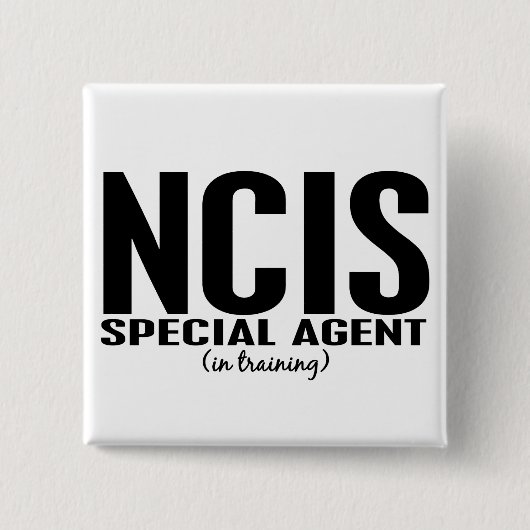 訓練1のNCISの特別捜査官 缶バッジ (正面)
