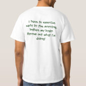 訓練-早朝のチーム Tシャツ (裏面)