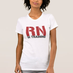 訓練(看護学生)のワイシャツのRN Tシャツ