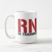 訓練(看護学生)のRN コーヒーマグカップ (左)